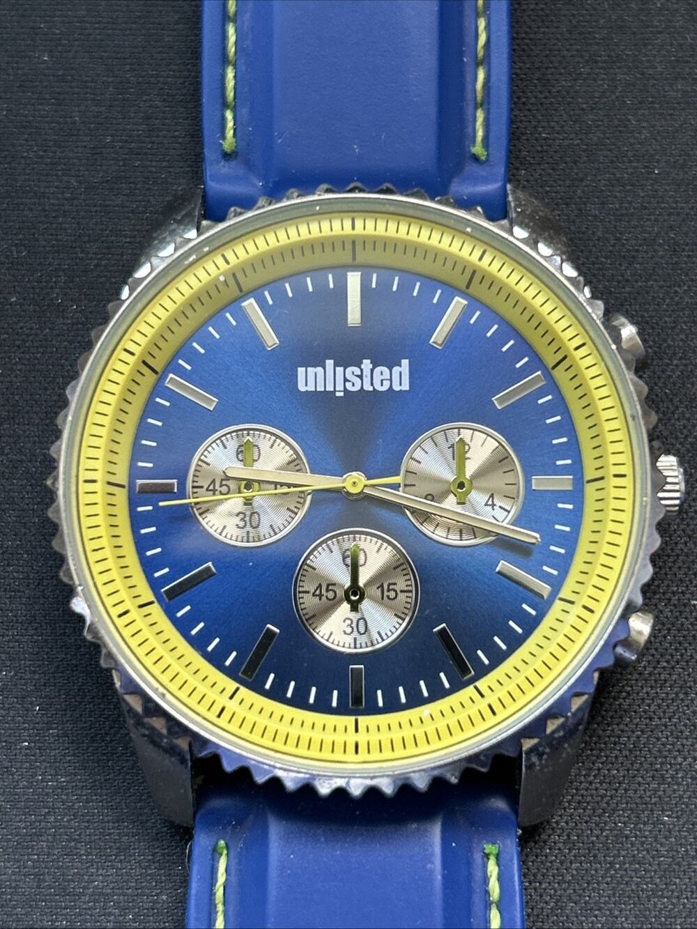 Unlisted By Kenneth Cole Blue And Yellow Men’s Watch